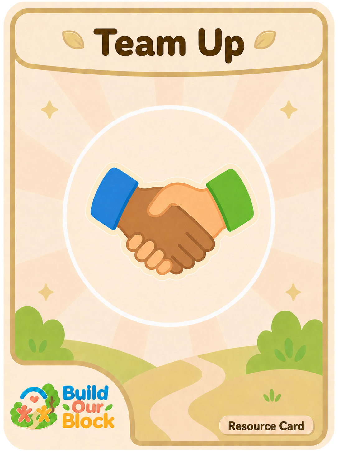 Team Up resource card